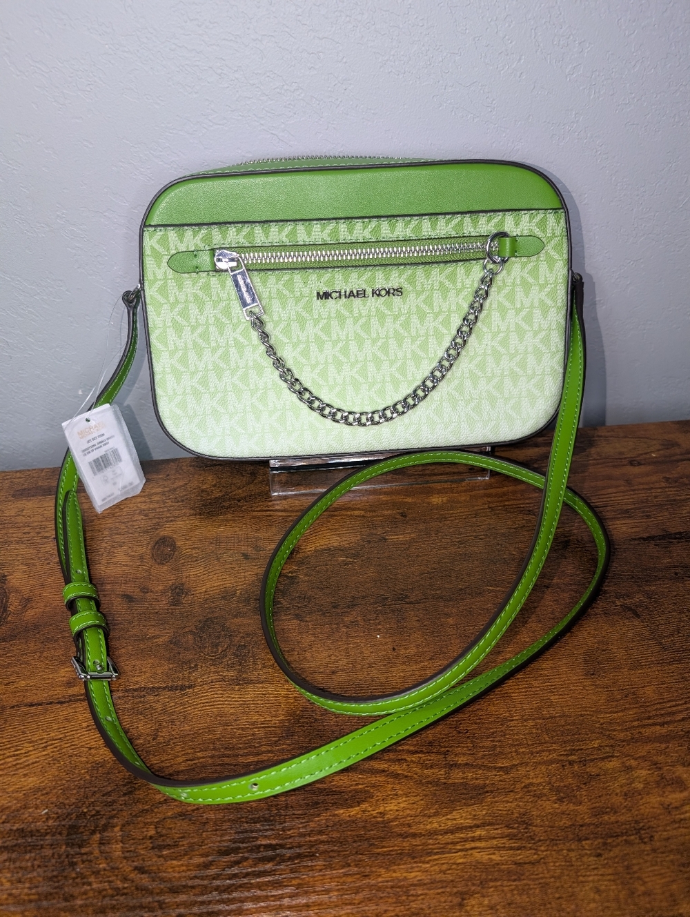 NWT Michael Kors Ombré Chain Crossbody Bag - Picture 2 of 5